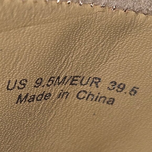 Vince Laguna Platform Slingback Sandal Womens 9.5 Blonde Suede Two Band NEW - Picture 12 of 13